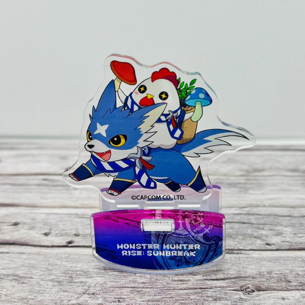 Monster Hunter Rise Sunbreak Palamute Acrylic Stand Official Japan US Seller